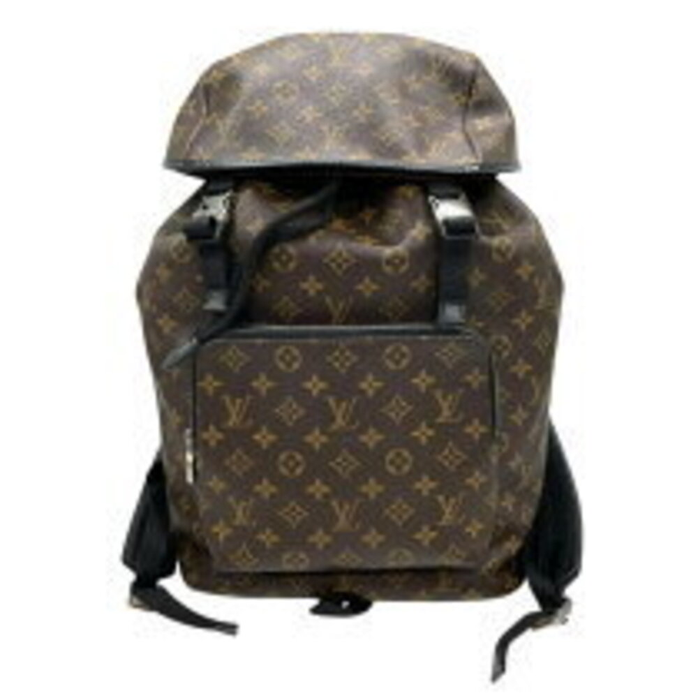 Louis Vuitton backpack brown Monogram Macassar daypack